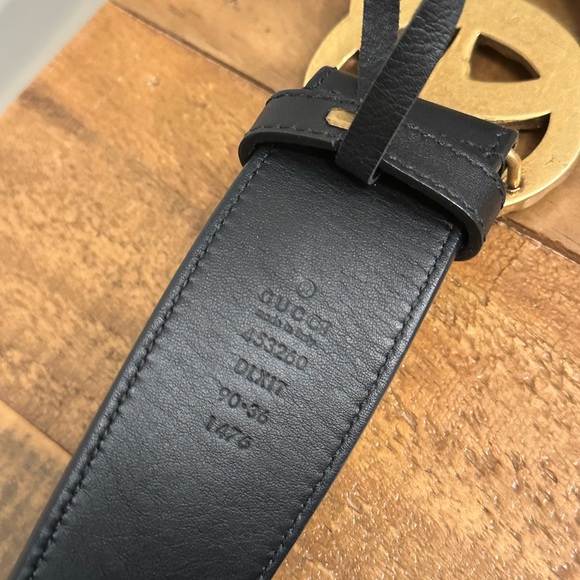 Authentic Gucci Marmont Belt with Pearls - Picture 2 of 3
